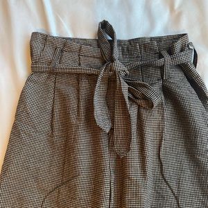 High waisted trousers